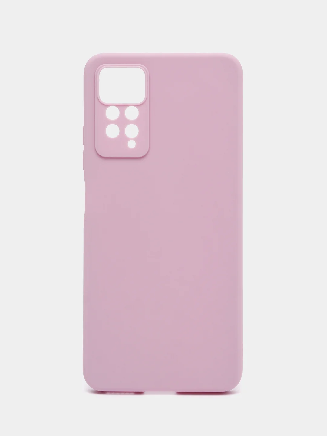 Фиолетовый чехол для Xiaomi Redmi Note 11 Pro / 11E Pro силиконовый BROSCORP матовый c защитой камер