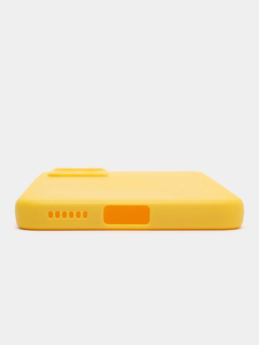 Желтый чехол для Xiaomi Redmi Note 11 Pro / 11E Pro силиконовый BROSCORP матовый c защитой камер