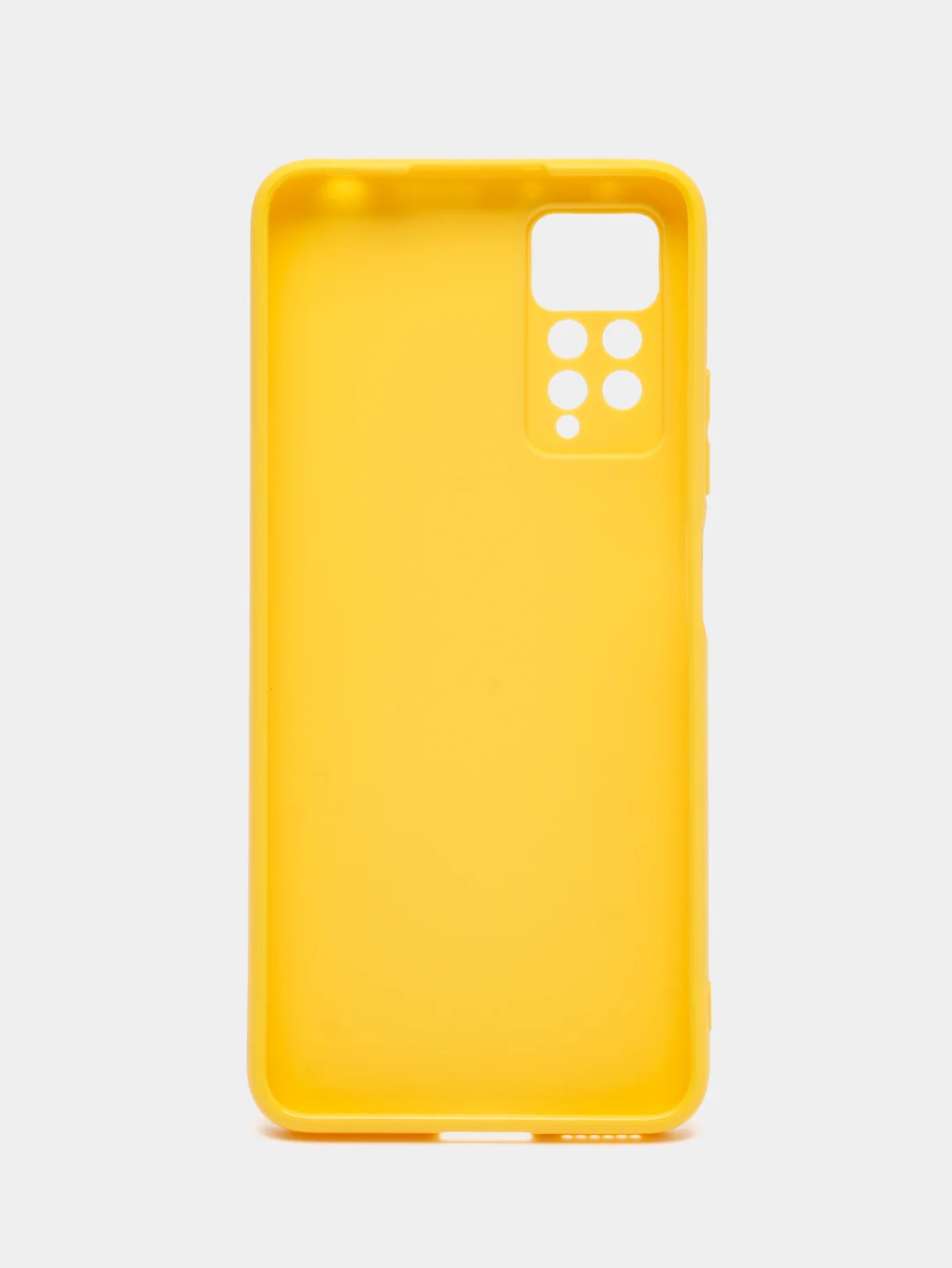 Желтый чехол для Xiaomi Redmi Note 11 Pro / 11E Pro силиконовый BROSCORP матовый c защитой камер