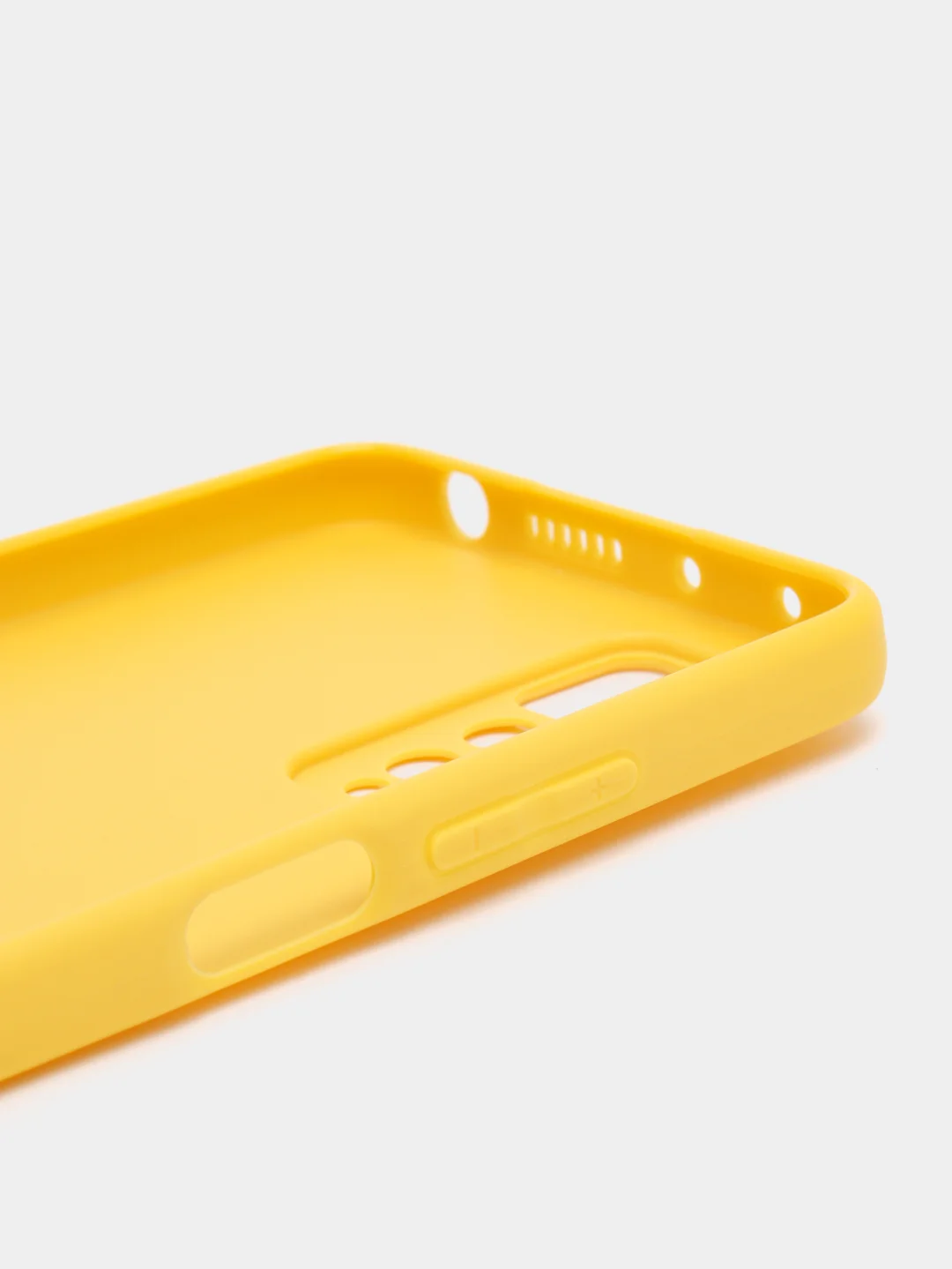 Желтый чехол для Xiaomi Redmi Note 11 Pro / 11E Pro силиконовый BROSCORP матовый c защитой камер