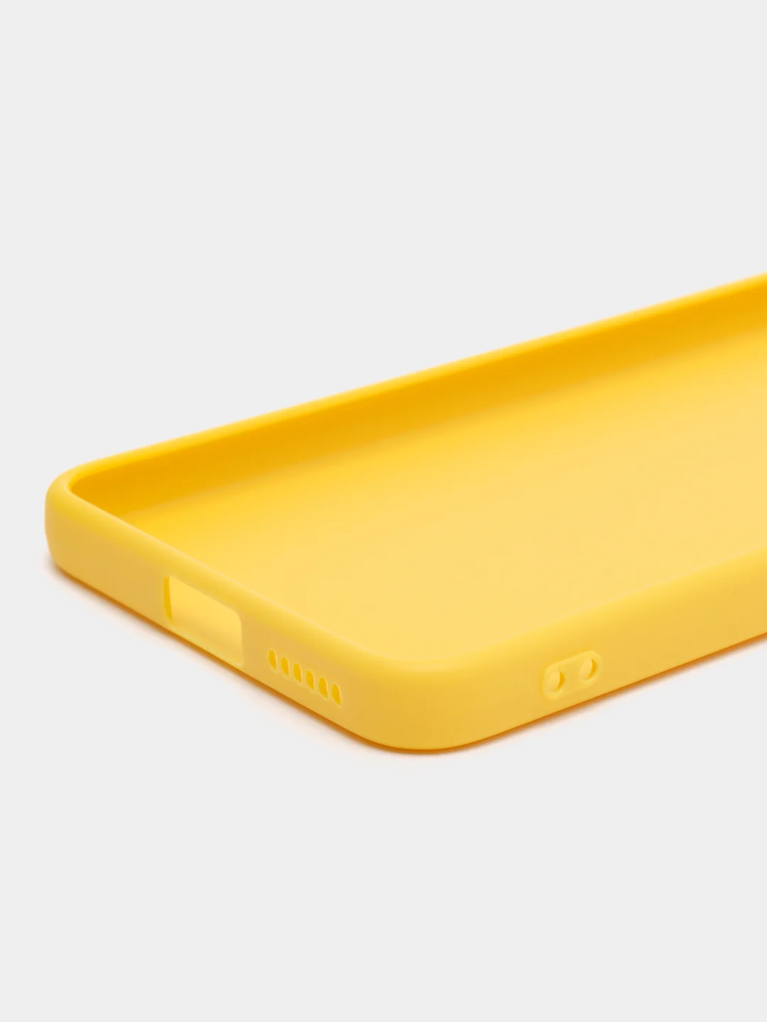 Желтый чехол для Xiaomi Redmi Note 11 Pro / 11E Pro силиконовый BROSCORP матовый c защитой камер