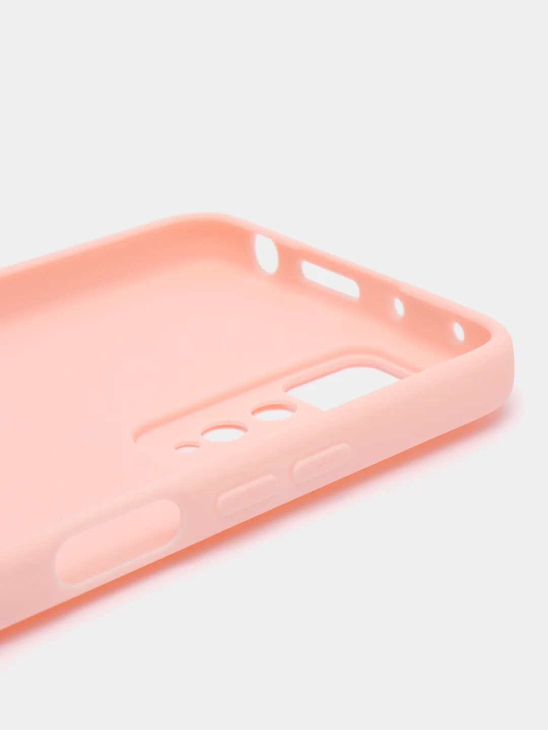 Розовый чехол для Xiaomi Redmi Note 11 Pro / 11E Pro силиконовый BROSCORP матовый c защитой камер