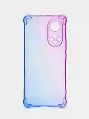 Фиолетовый противоударный чехол BROSCORP для Honor 50 и Huawei Nova 9 силиконовый с усиленными углами