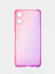 Розовый противоударный чехол BROSCORP для Tecno Spark 9 Pro и 9T силиконовый с усиленными углами