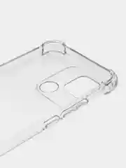 Прозрачный противоударный чехол BROSCORP для Xiaomi Redmi 10C силиконовый с усиленными углами