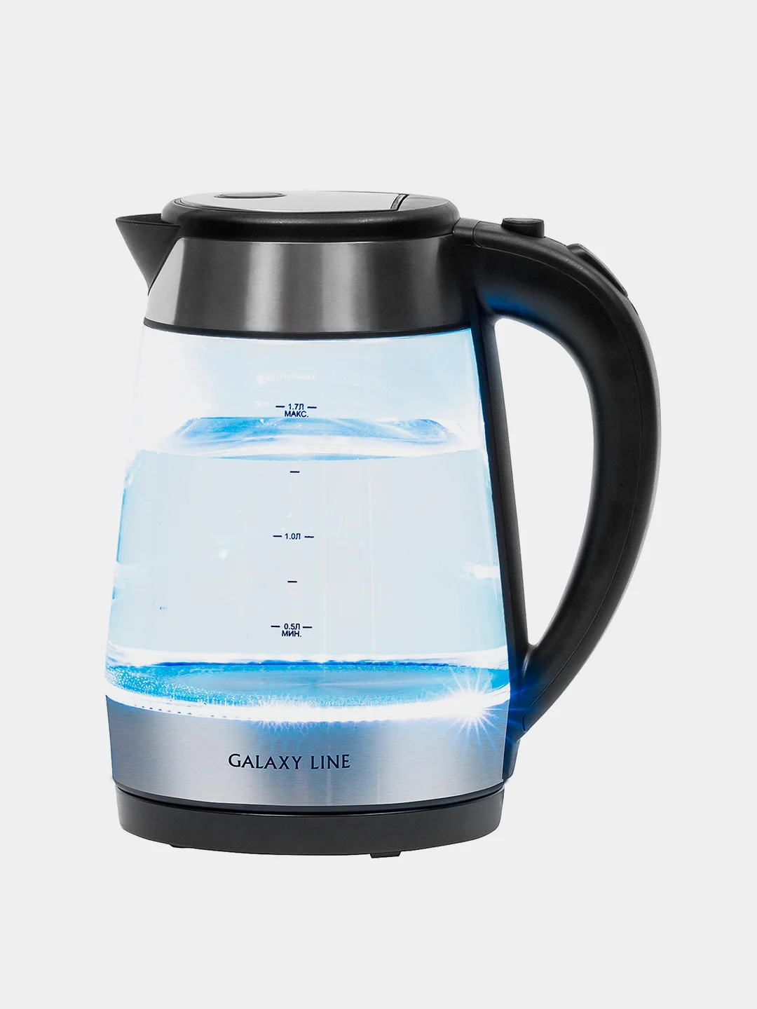 Чайник электрический Galaxy LINE GL0558, 2200 Вт, 1,7л, стекло