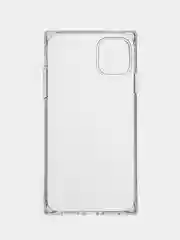 Прозрачный чехол для Apple iPhone 11 силиконовый КАРТОФАН прозрачный прямоугольный с защитой камер