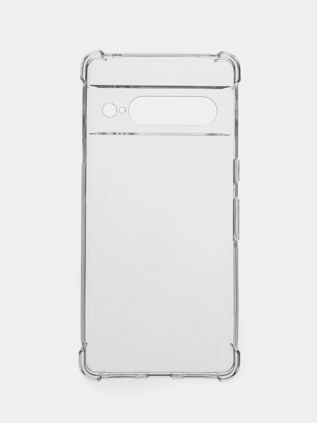 Прозрачный противоударный чехол для Google Pixel 7 Pro силиконовый BROSCORP с усиленными углами