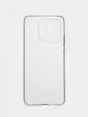 Прозрачный силиконовый чехол BROSCORP для Xiaomi Redmi 10C с бортиком вокруг камер
