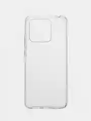 Прозрачный силиконовый чехол BROSCORP для Xiaomi Redmi 10C с бортиком вокруг камер