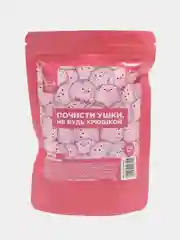 Розовый ватные палочки с дизайном, хлопок, 100 штук