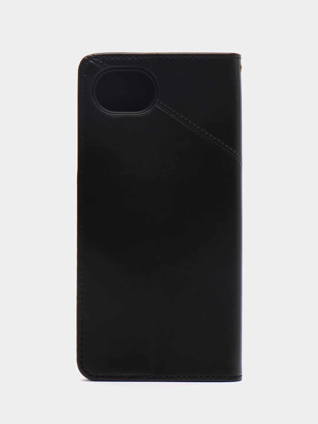 Тёмно-розовый чехол книжка для Realme C30, кожаный PU