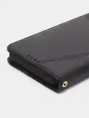 Тёмно-розовый чехол-книжка для Realme C31 4G, кожаный PU