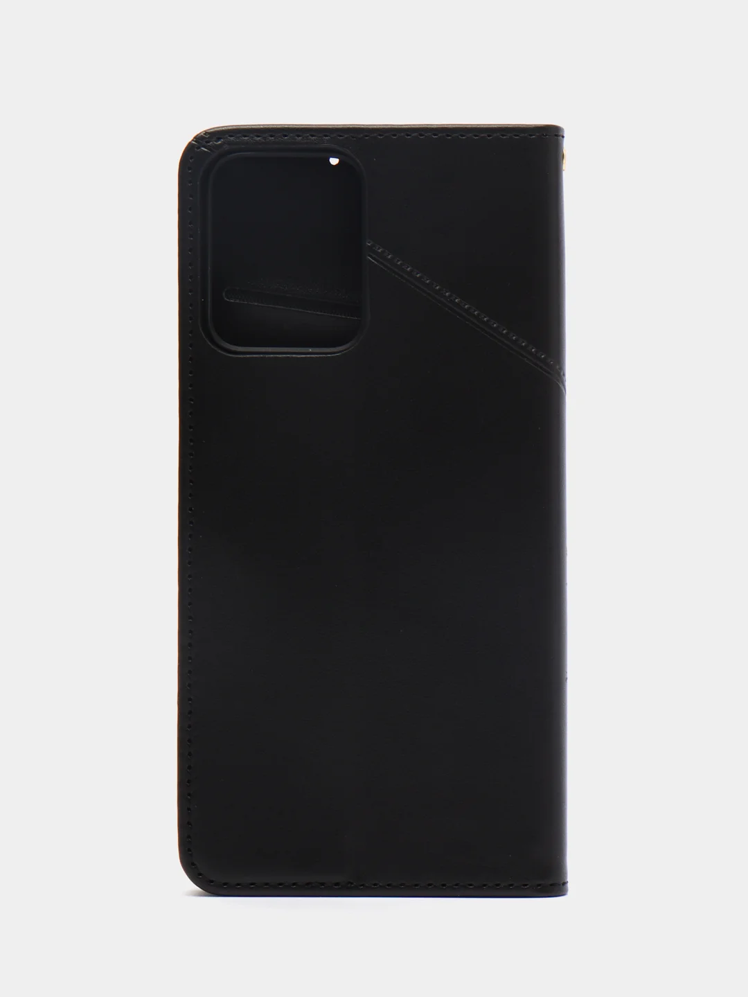 Черный чехол-книжка для Realme C35 4G, кожаный PU