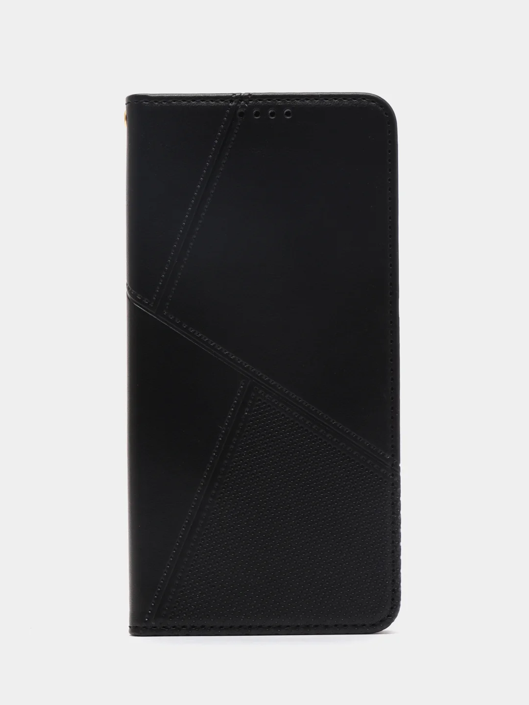 Черный чехол-книжка для Realme C35 4G, кожаный PU