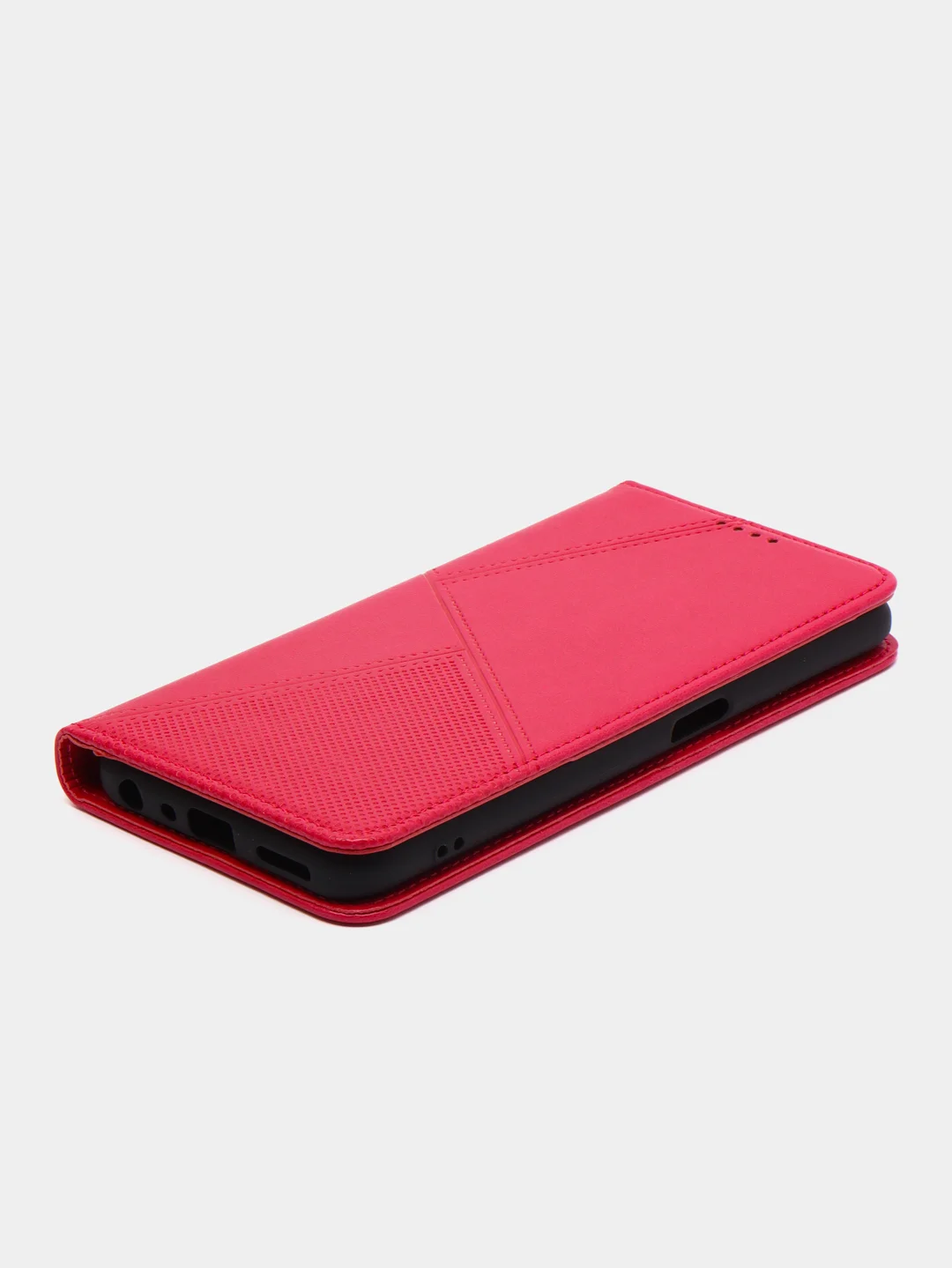 Тёмно-розовый чехол книжка для Realme 9 5G / Realme 9 Pro 5G / OnePlus Nord CE2 Lite 5G, кожаный PU
