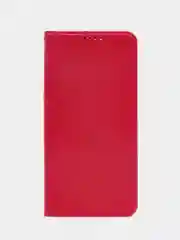 Тёмно-розовый чехол-книжка для Realme C31 4G, кожаный PU