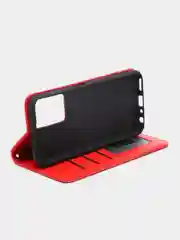 Красный чехол книжка для Realme 9 5G / Realme 9 Pro 5G / OnePlus Nord CE2 Lite 5G, кожаный PU