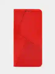 Красный чехол книжка для Realme 9 5G / Realme 9 Pro 5G / OnePlus Nord CE2 Lite 5G, кожаный PU