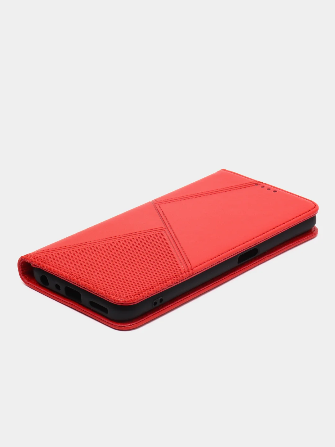 Красный чехол книжка для Realme 9 5G / Realme 9 Pro 5G / OnePlus Nord CE2 Lite 5G, кожаный PU