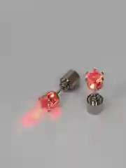 Красный светящиеся серьги