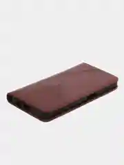 Коричневый чехол-книжка для Realme C31 4G, кожаный PU