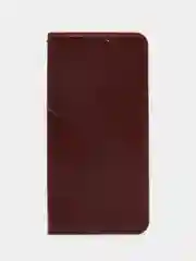Коричневый чехол-книжка для Realme C31 4G, кожаный PU