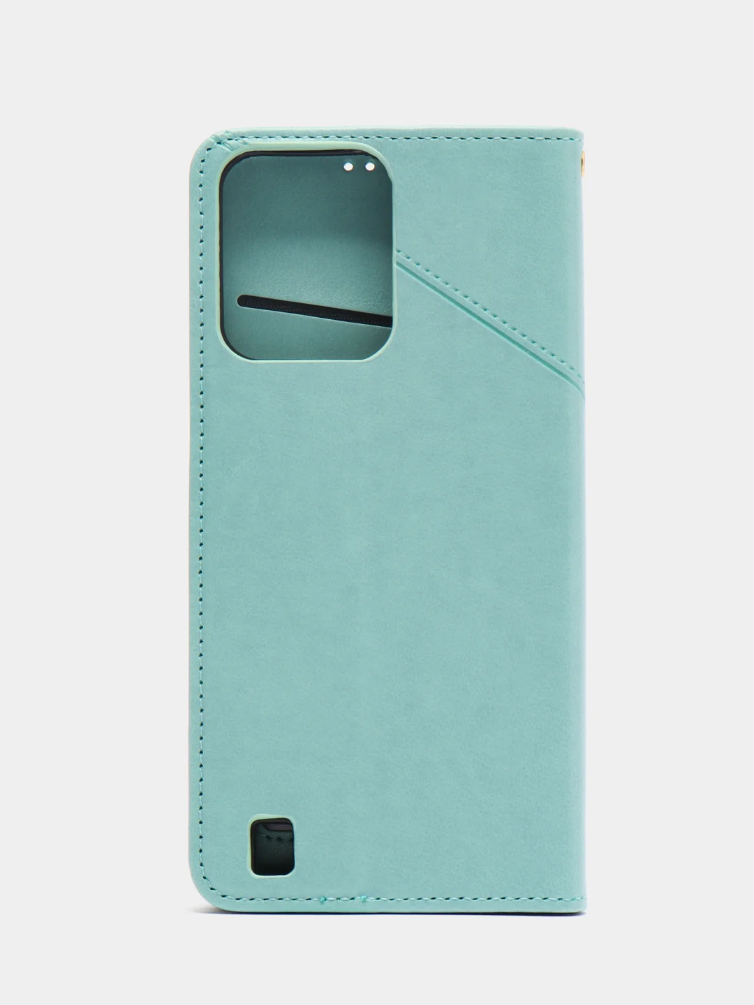 Мятный чехол-книжка для Realme C31 4G, кожаный PU