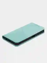 Мятный чехол книжка для Realme C30, кожаный PU