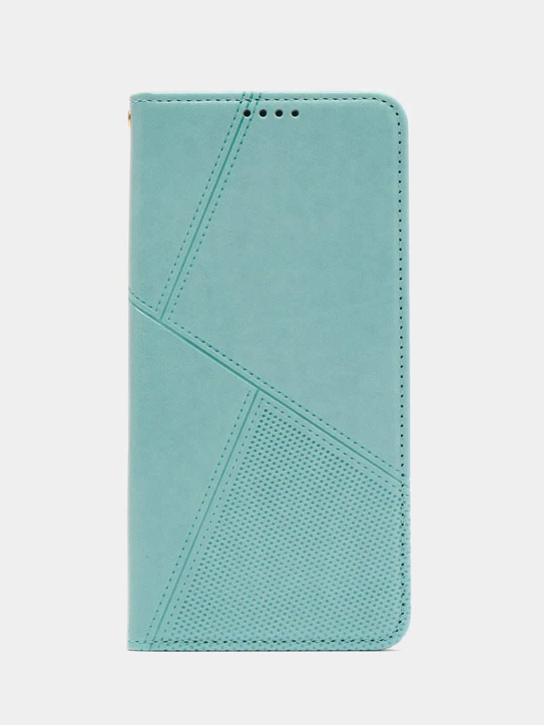 Мятный чехол книжка для Realme C30, кожаный PU