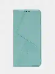 Мятный чехол книжка для Realme C30, кожаный PU