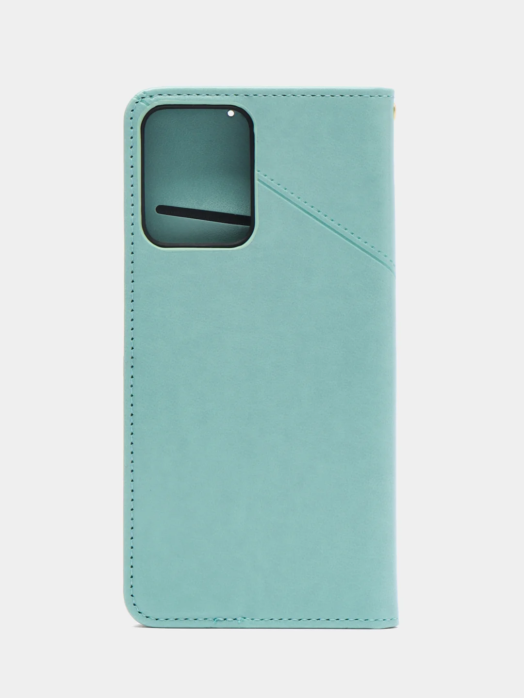 Мятный чехол-книжка для Realme C35 4G, кожаный PU