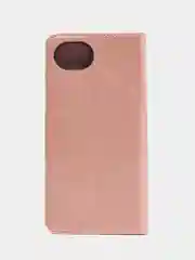 Розовый чехол книжка для Realme C30, кожаный PU