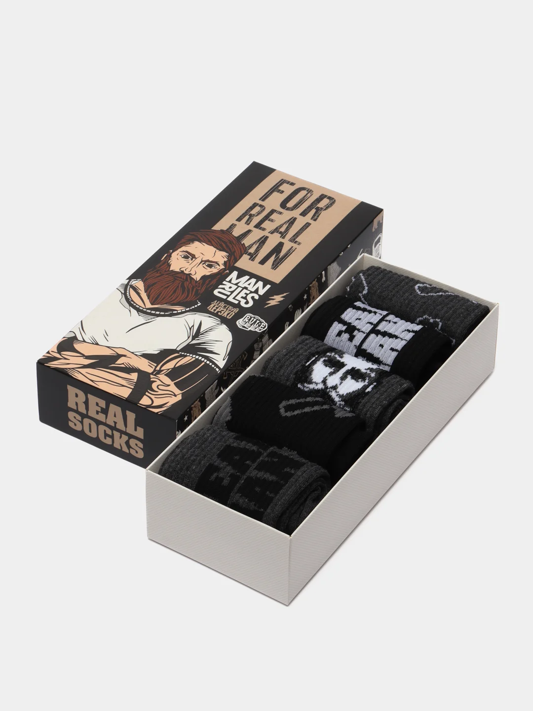 Набор мужских носков KAFTAN "Real man" 5 пар, размер 41-44 (27-29 см)
