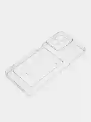Марсала чехол противоударный для Realme C31 / Реалми С31 прозрачный, с карманом для карты
