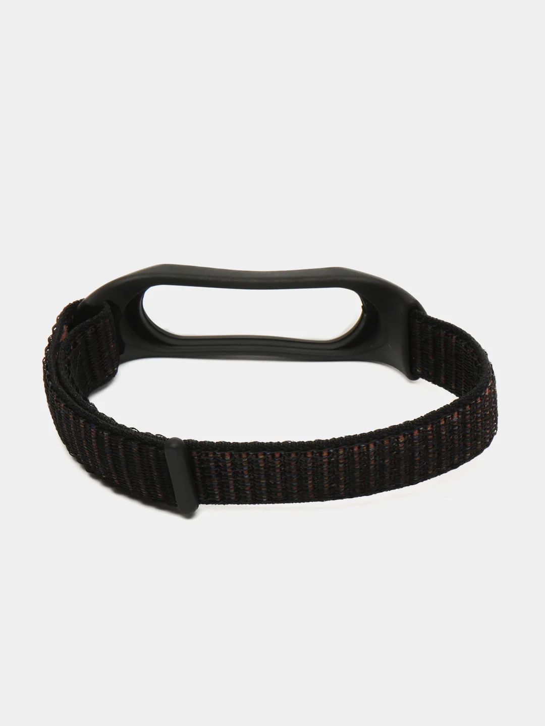 Угольный ремешок на липучке для Xiaomi Mi Band 3, 4, 5, 6, 7 Сяоми Ми Банд