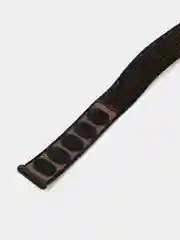 Угольный ремешок на липучке для Xiaomi Mi Band 3, 4, 5, 6, 7 Сяоми Ми Банд