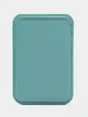 Бирюзовый чехол-кошелек MagSafe на iPhone 12, 13 Pro Max, Mini, с карманом для карт