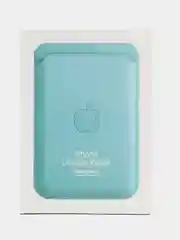 Бирюзовый чехол-кошелек MagSafe на iPhone 12, 13 Pro Max, Mini, с карманом для карт