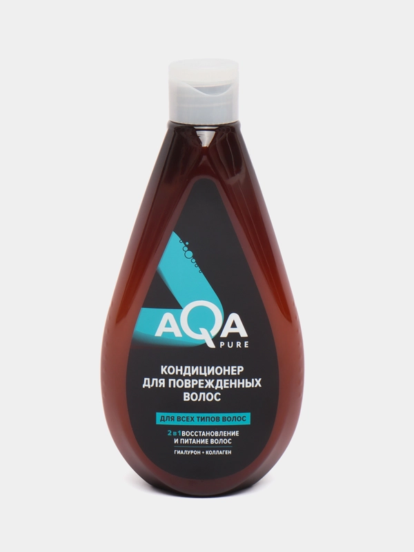 Кондиционер для поврежденных волос AQA Pure, 400 мл