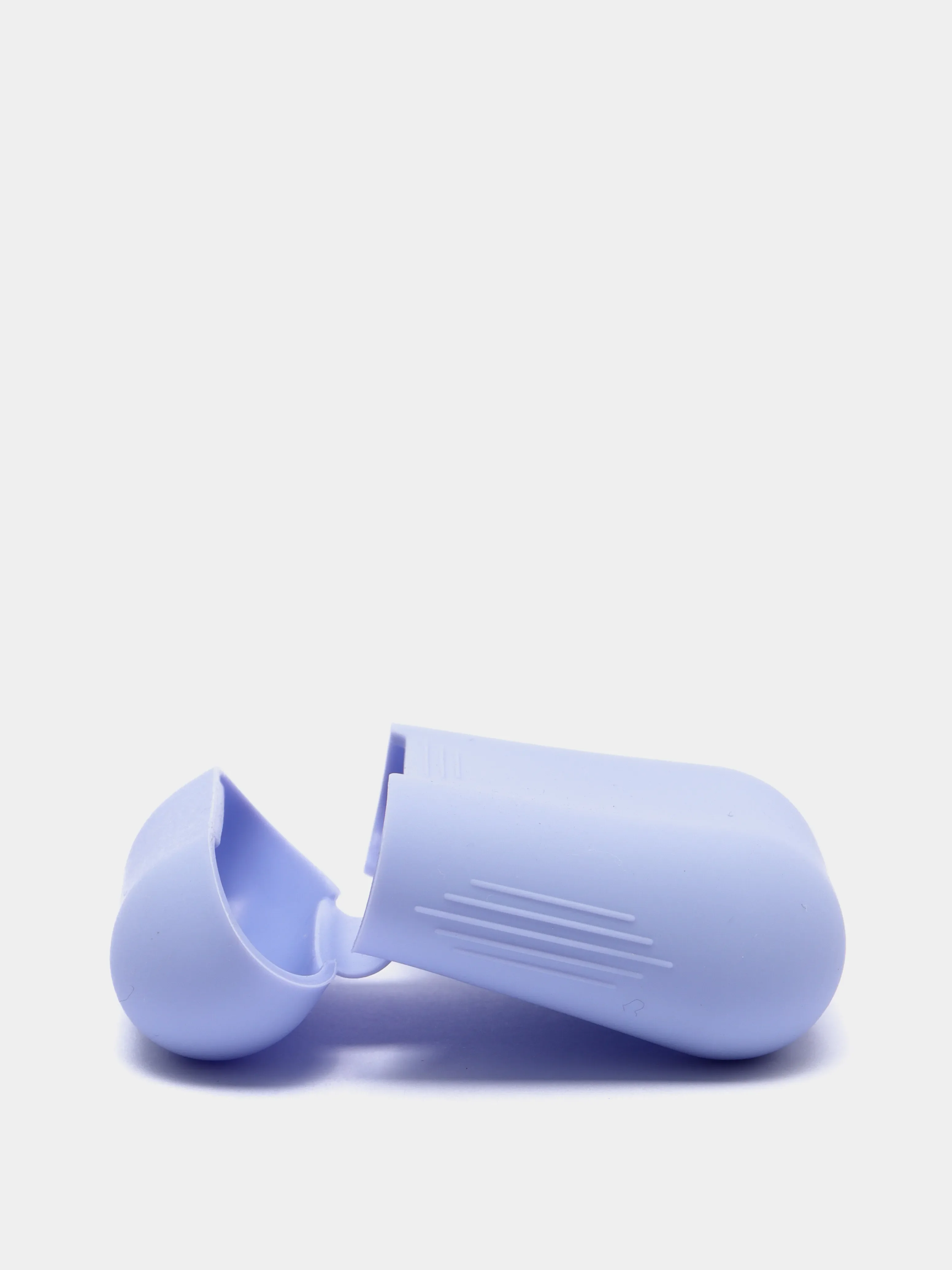 Сиреневый чехол для наушников AirPods 1, 2, силиконовый