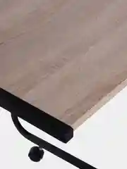 Стол BRABIX Smart CD-012 (ш500*г580*в750мм), ЛОФТ, на колесах, металл/ЛДСП дуб, 641880