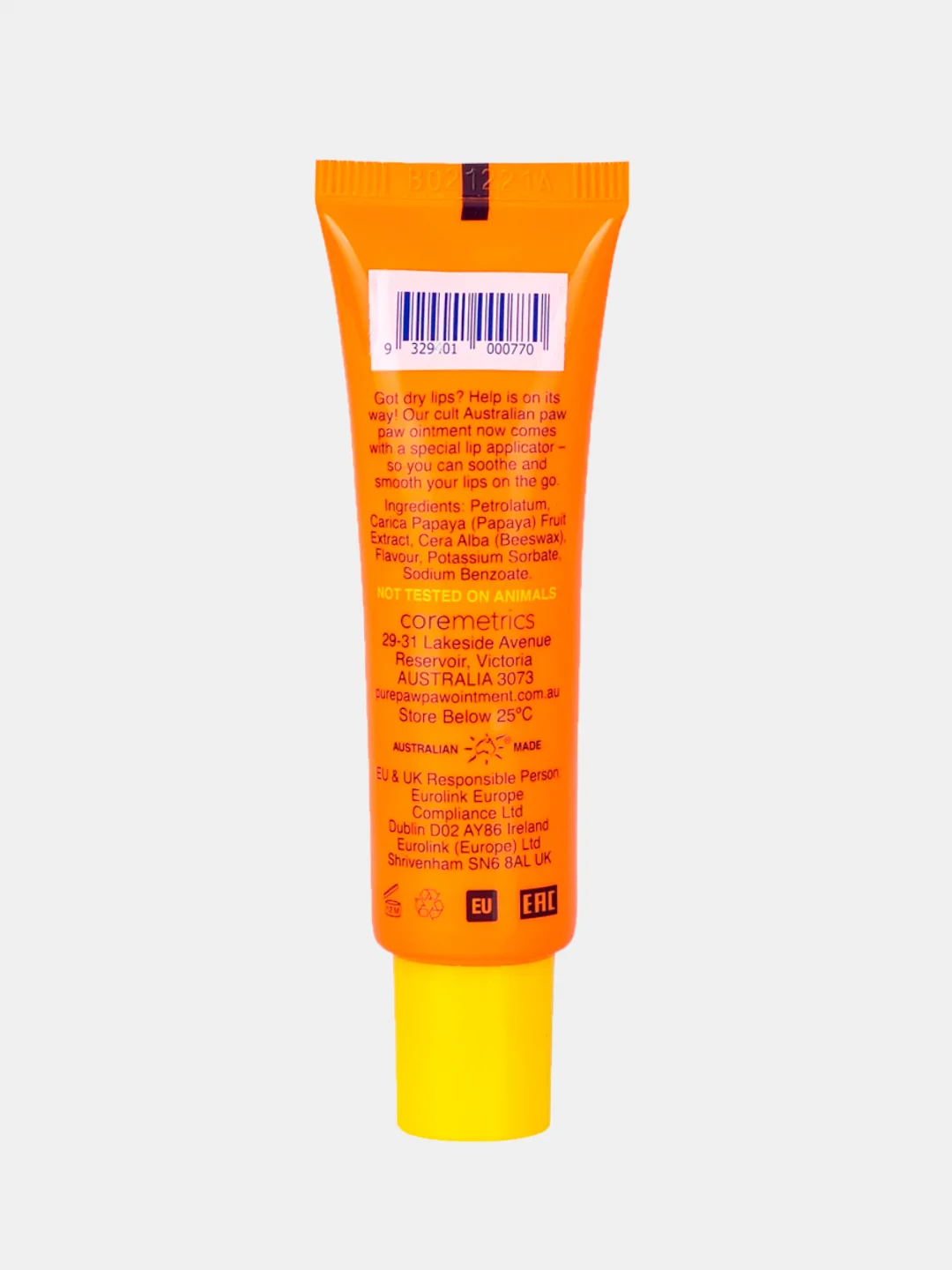 Pure paw paw бальзам для губ с ароматом (Австралия) , 15 г
