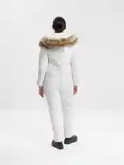 Молочный комбинезон женский, зимний, с капюшоном