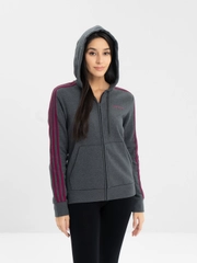 Толстовка женская Adidas на молнии из флиса