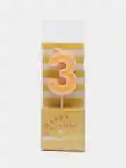 Манго свеча "Цифра" для торта: 0, 1, 2, 3, 4, 5, 6, 7, 8, 9
