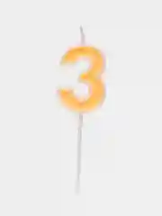 Манго свеча "Цифра" для торта: 0, 1, 2, 3, 4, 5, 6, 7, 8, 9