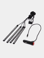 RGB подсветка ног и салона авто, со звуковым контроллером