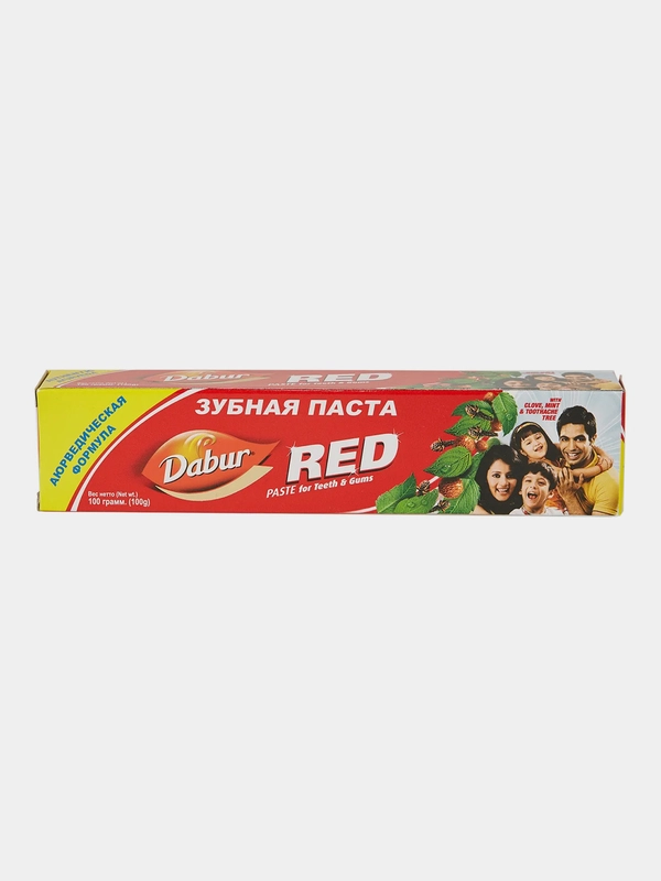 Dabur RED Зубная паста Ред аюрведическая красная / Дабур Ред / 100 г