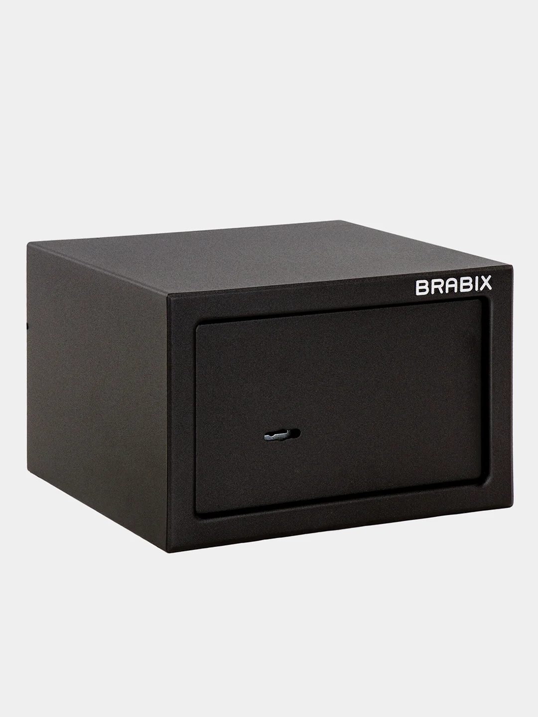 Сейф мебельный BRABIX SF-170KL (в170*ш260*г230мм), ключевой замок, черный, 291142